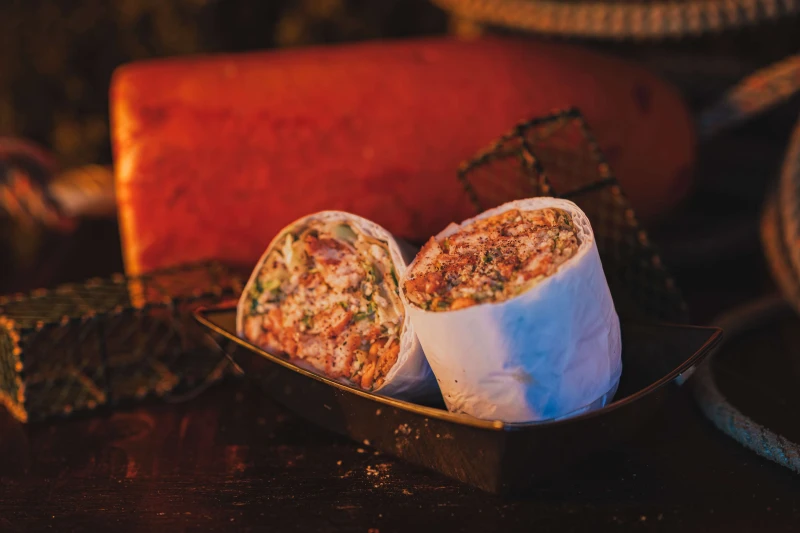 Chris Craft Chicken Caesar Wrap