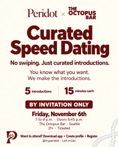 Peridot Curated Speed Dating