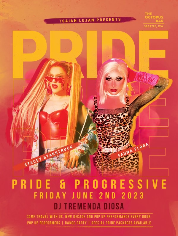 Pride and Progressive June 2nd